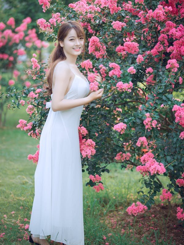 Champagne Satin Dress